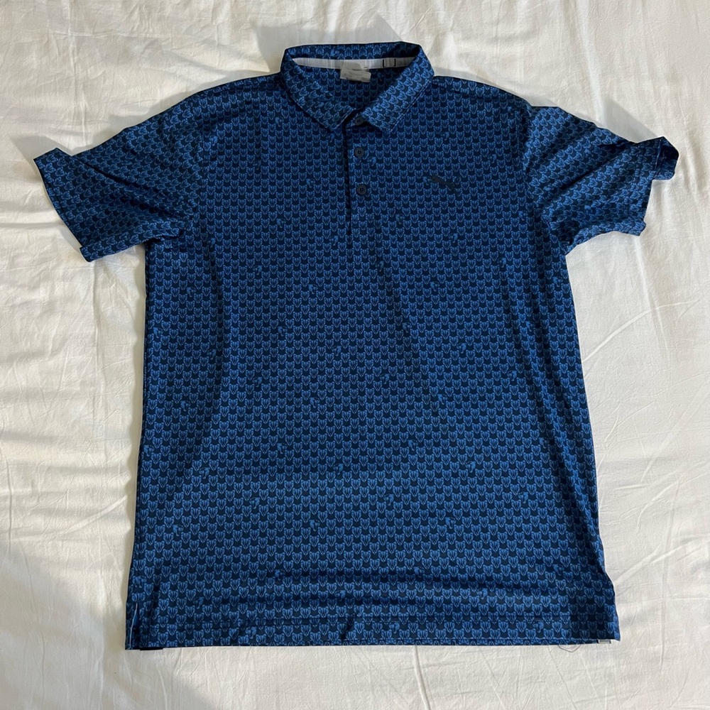 Puma Men's Navy MATTR Polo Shirt